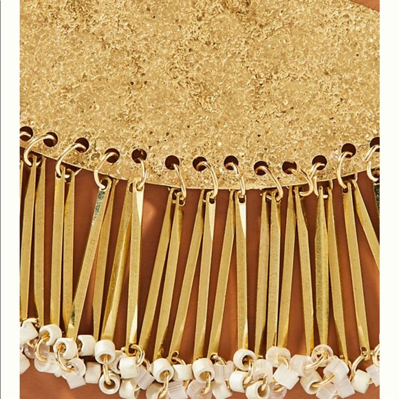 Anthropologie Asher Fringed drop earring - Picture 3 of 10